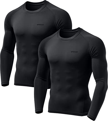 Amazon.com: TSLA Men's Thermal Long Sleeve Compression Shirts